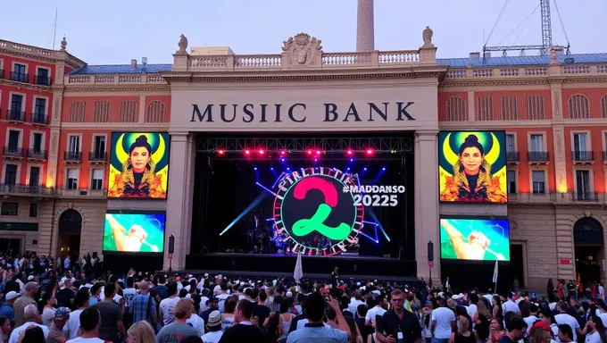 Prix des billets du festival Music Bank Madrid 2025