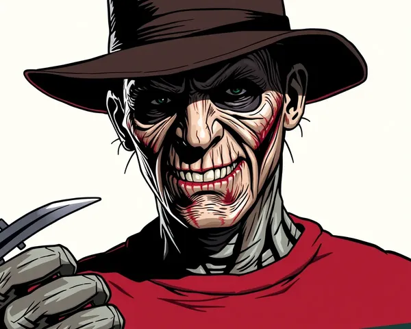 Profil de portrait de PNG de Freddy Krueger