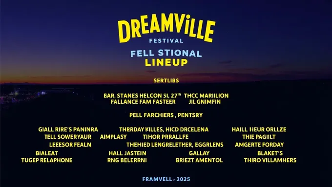 Programmation du Festival de Dreamville 2025 : nouveaux sites à découvrir