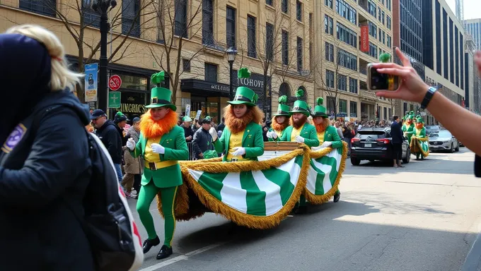 Programme de la parade de Saint-Patrick à Chicago 2025