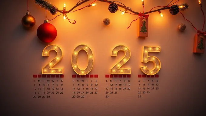 Préparez votre calendrier des fêtes 2025 maintenant