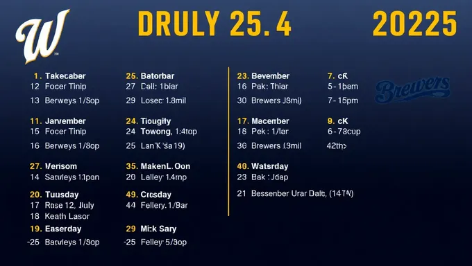 Préparez-vous au Calendrier des Brasseurs 2025 et aux Matchs