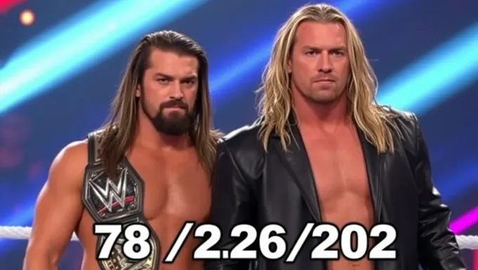 Prévue du spectacle Smackdown le 26 juillet 2025