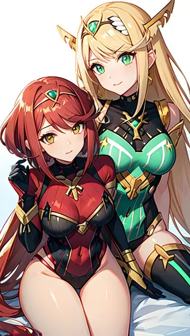 Pyra et Mythra R34 : dévoiler le R34 de Mythra