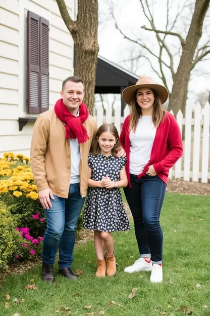 Qu'est-ce qui fait de bons habits pour des photos de famille