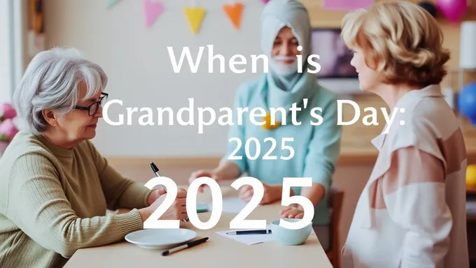 Quand est-ce que le Jour des grand-parents est célébré en 2025