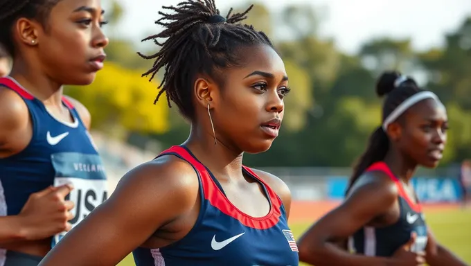 Rapport des blessures de l'équipe de athlétisme féminine des États-Unis 2025