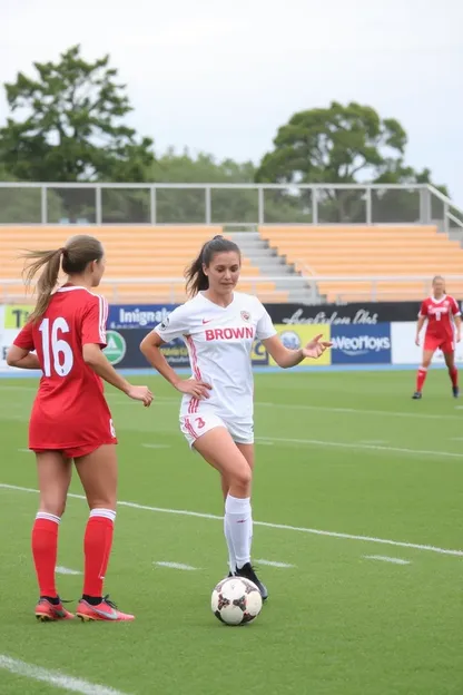 Rebecca Seigel mène l'équipe de soccer des filles brunes