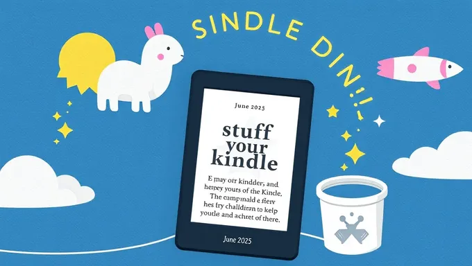 Remplissez votre Kindle pour le jour de juin 2025