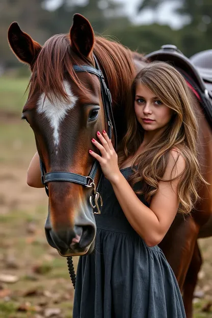 Rencontre sexuelle tabou entre un cheval et une fille