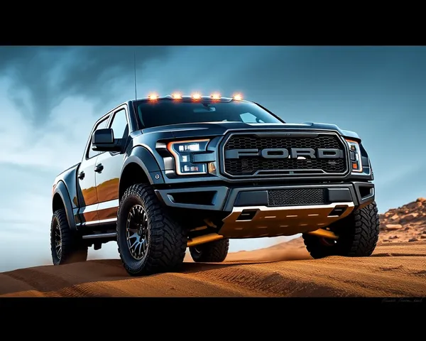 Rendu de Camion Ford Raptor F 150 en PNG