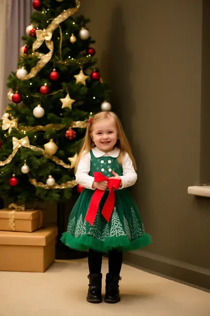 Robes de Noël pour les petites filles à porter