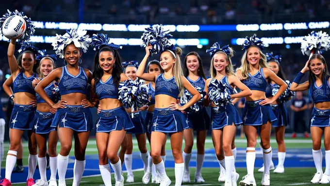 Roster des cheerleaders des Cowboys de Dallas 2025 officiellement annoncé