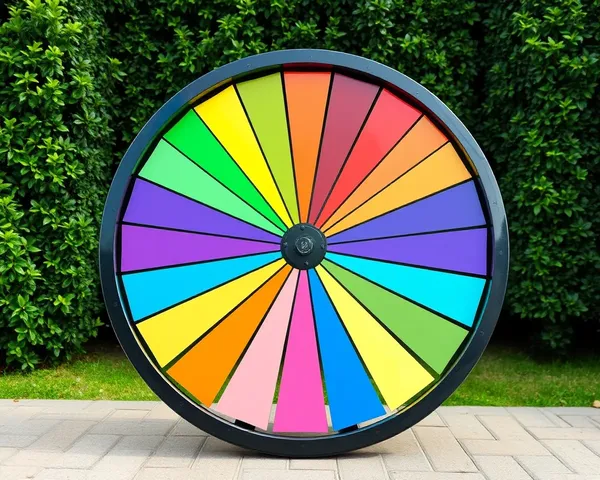 Roue de joli arc-en-ciel HD PNG conçu