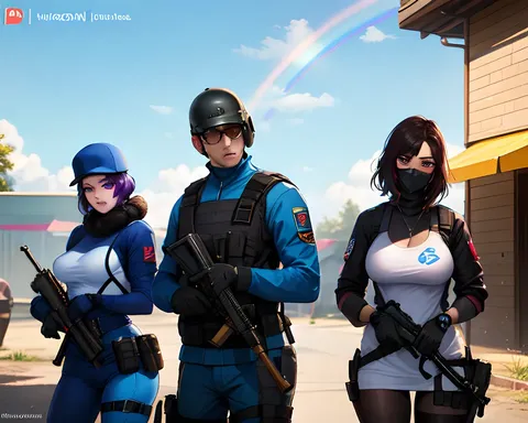 Rule 34 du jeu vidéo multijoueur en premier personnage de Rainbow 6 Siege