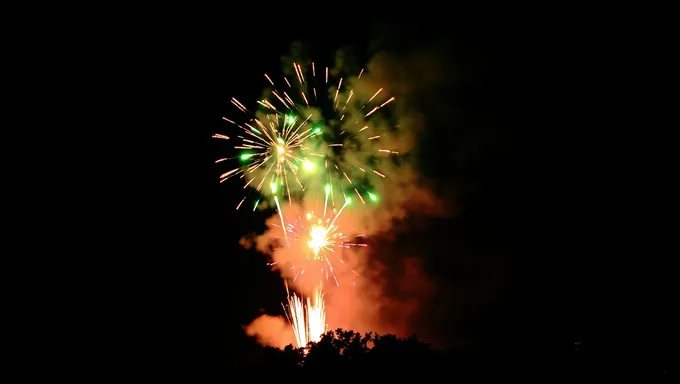 Résidents de Bradford NH attendent les feux d'artifice du 4 juillet 2025