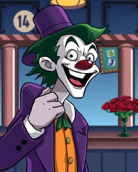 Résumé des images de cartoon du Joker