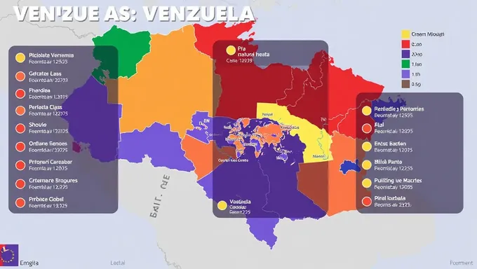 Résumé du cartogramme électoral du Venezuela 2025