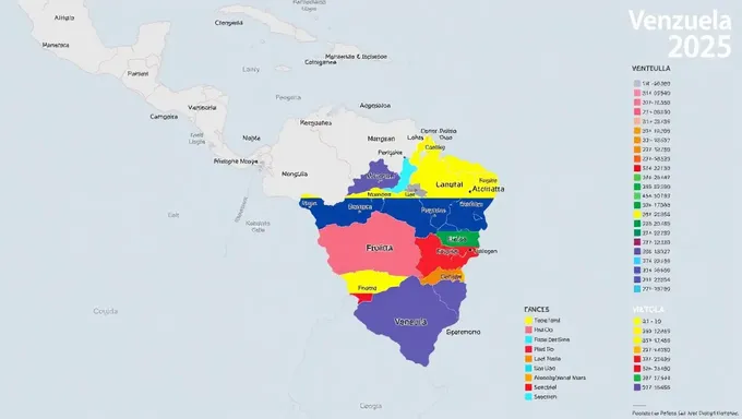 Résumé du cartogramme électoral du Venezuela 2025