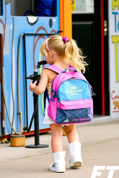 Sac à dos de jouets pour filles rempli de plaisir et d'aventure