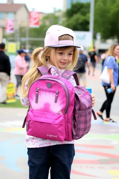 Sac à dos de parc pour les filles pour un compagnon de voyage