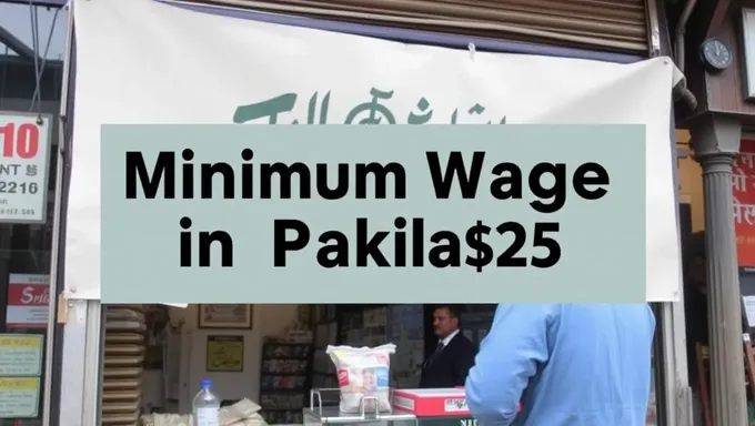 Salaire Minimum du Pakistan 2025-25 : Effet de l'Inflation