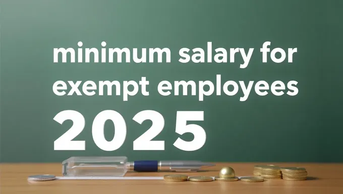 Salaire minimum pour les employés exempt en 2025