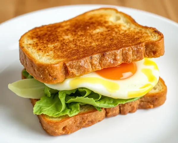 Sandwich au fromage et aux œufs, fichier PNG sauvegardé