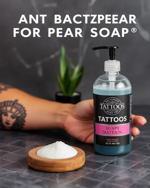 Savon antibactérien pour tatouages : essentiel pour l'hygiène cutanée