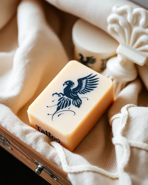 Savon de tatouage pour les problèmes de peau et les conditions