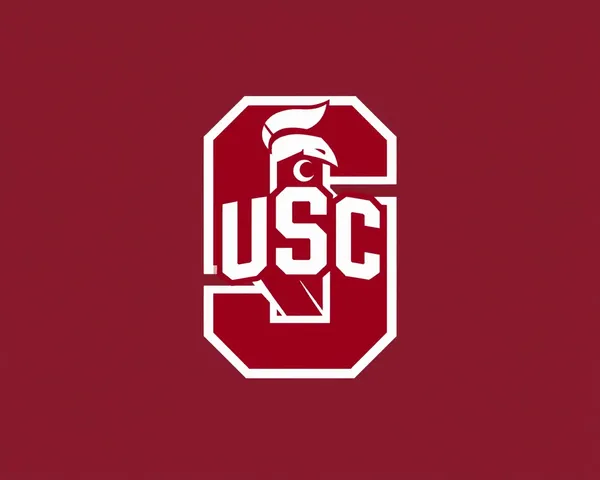 Schéma de couleurs du logo USC