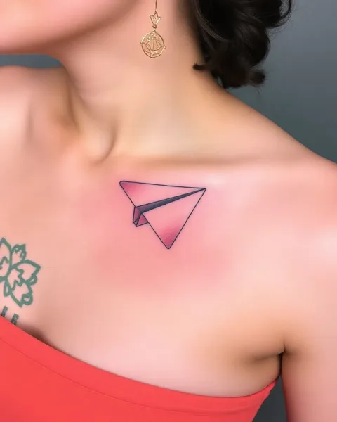 Se faire tatouer un avion en papier : ce que vous pouvez attendre