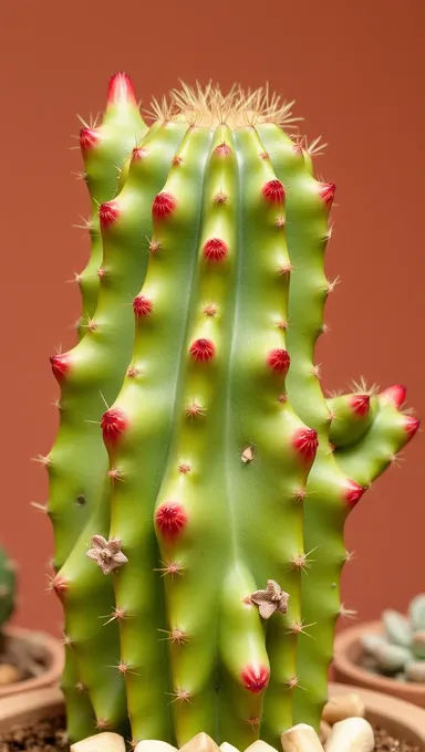 Seins de cactus répétés en série