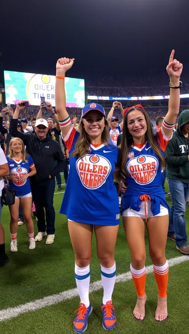 Seins des Fans d'Oilers dans les Actualités