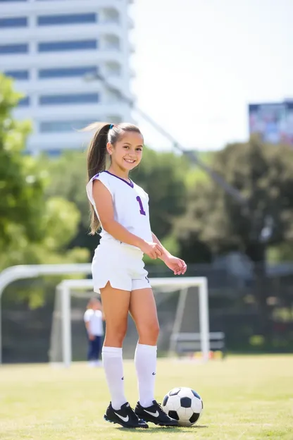 Shorts de soccer pour les jeunes athlètes de filles pour jouer