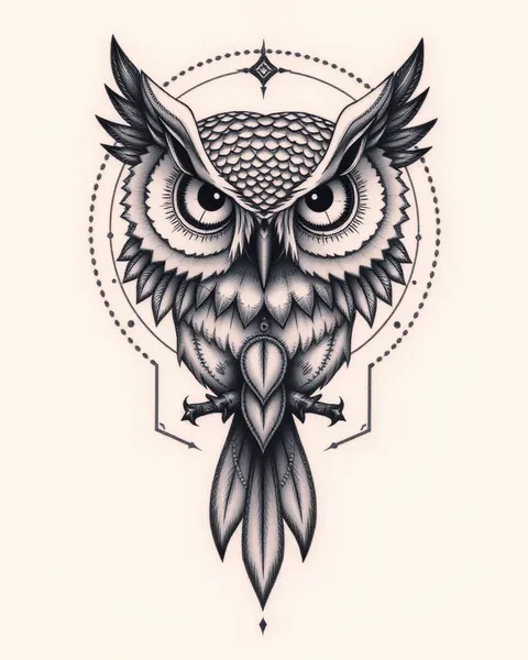 Signification culturelle des significations de tatouage de hibou