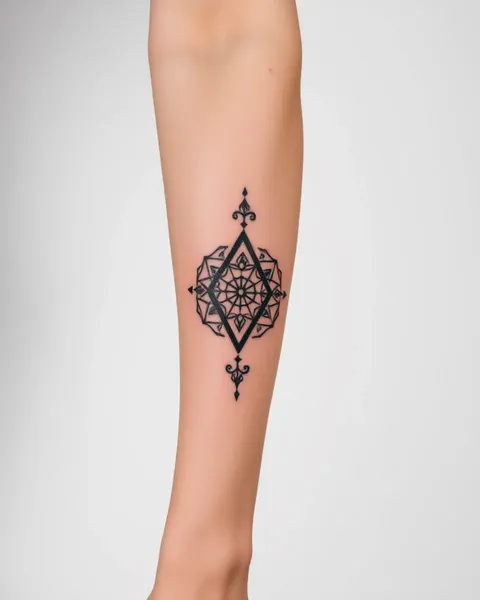 Signification culturelle du motif géométrique tatoué