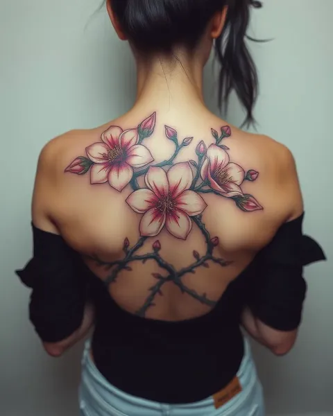 Signification culturelle et sens du tatouage de la fleur de sakura