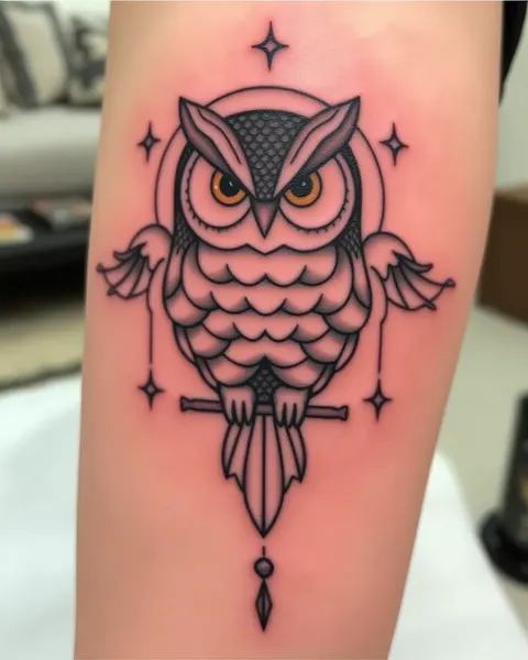 Signification d'un tatouage de hibou dans la culture symbolique