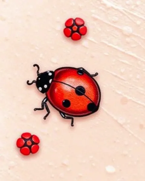 Signification de tatouage de ladybug : travail d'art intriqué et beau