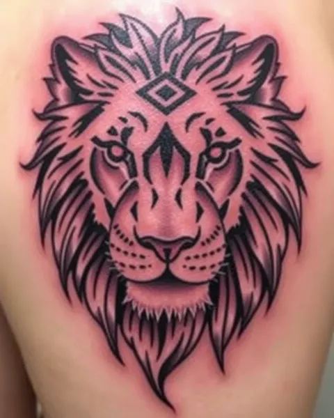 Signification de tatouage de lionne : Force et Indépendance