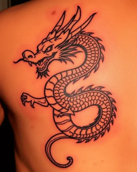 Signification derrière le design du tatouage du dragon