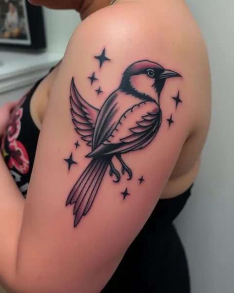 Signification du tatouage d'oiseau et de sa connexion avec la nature