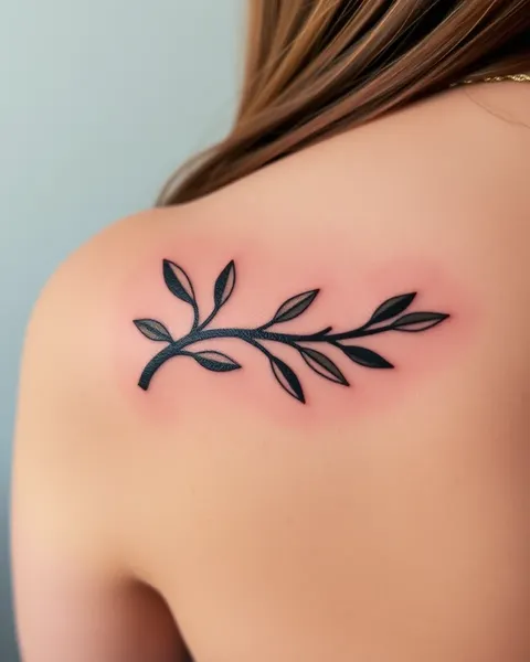 Signification du tatouage de branche d'olivier : symbole de résolution pacifique