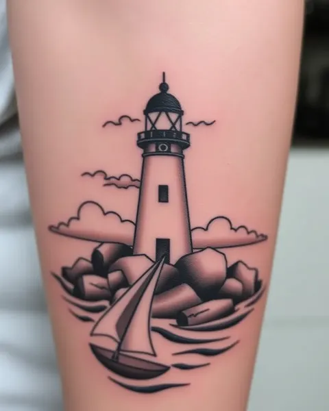 Signification du tatouage de phare : guidance à travers les défis de la vie