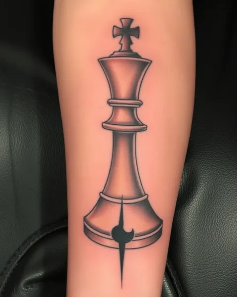 Signification et importance culturelle du tatouage de pièce d'échecs