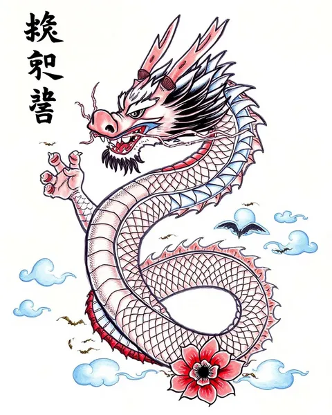 Signification et inspiration de tatouage de dragon japonais