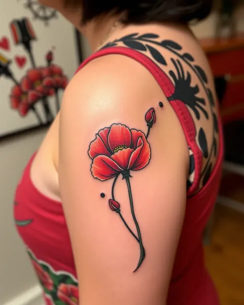 Signification et symbolisme du tatouage aux fleurs de papier