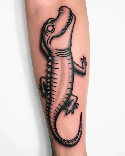 Signification et symbolisme du tatouage d'alligator expliqués