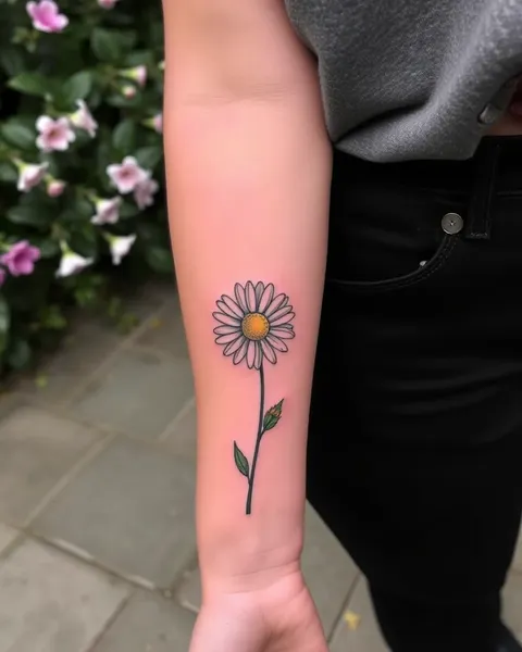 Signification symbolique d'un tatouage de Marguerite